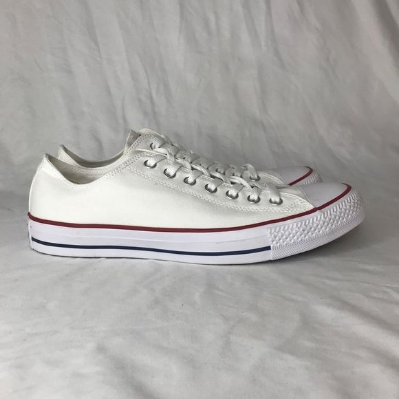 Converse Other - Converse Chuck Taylor AllStar Low Top Unisex White Canvas Shoes Size M 11 / W 13